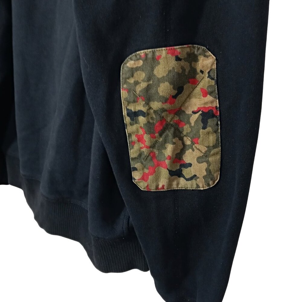 Staple Pigeon Mens Hoodie Sweatshirt Black Cotton Blend Embroidered Size Large - Picture 9 of 12